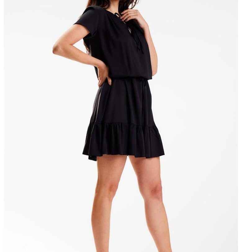 Къса рокля с къс ръкав A575 awama