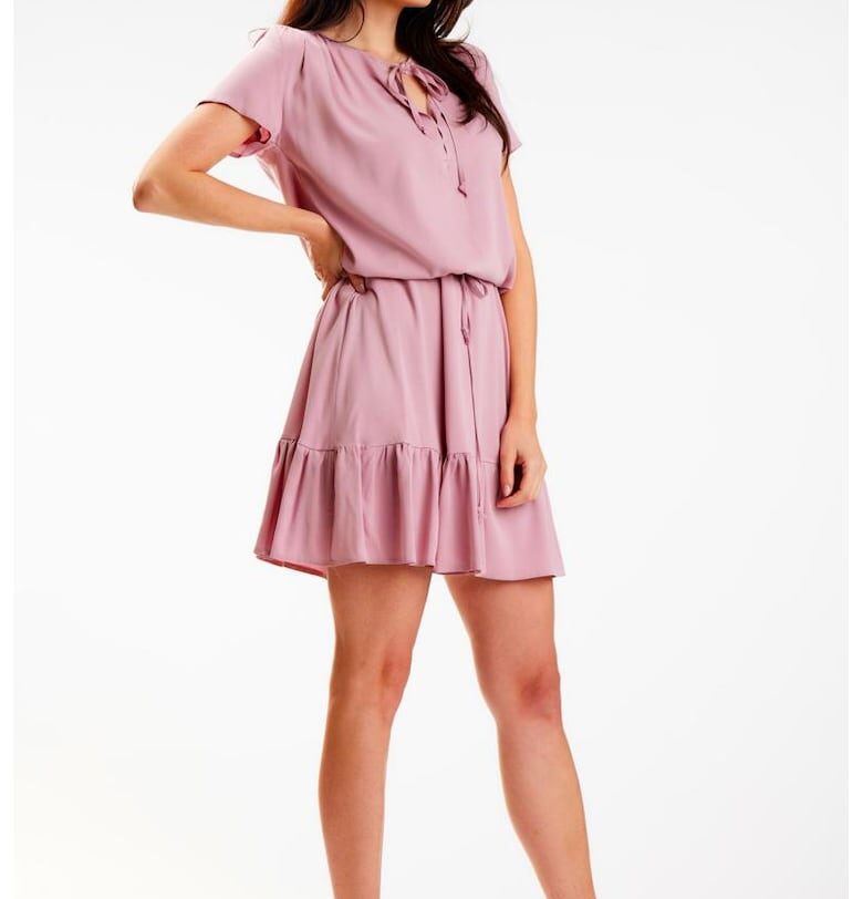 Къса рокля с къс ръкав A575 awama