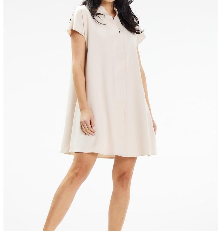 Къса рокля с къс ръкав A635 awama