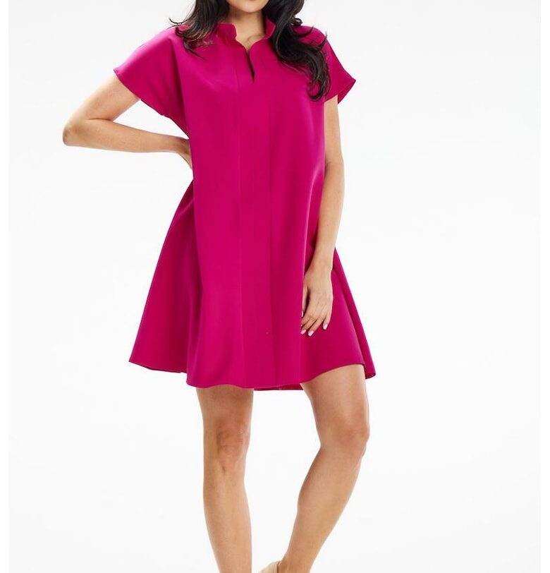 Къса рокля с къс ръкав A635 awama