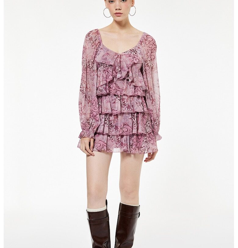 Къса рокля с набирания KOTON