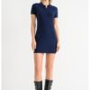 Къса рокля с яка и къс цип CALVIN KLEIN JEANS