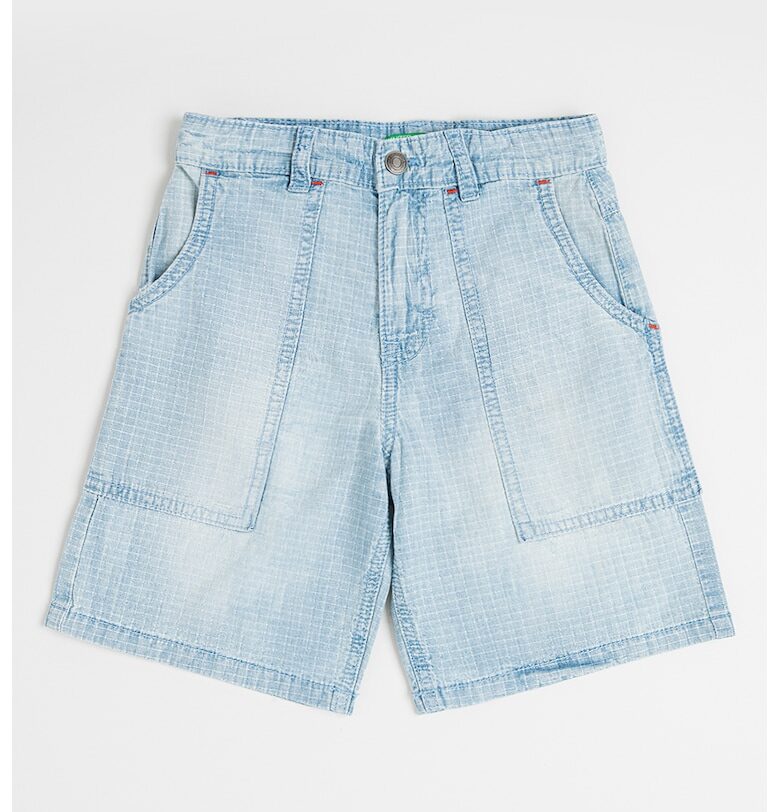 Къси дънки - Светлосин United Colors of Benetton