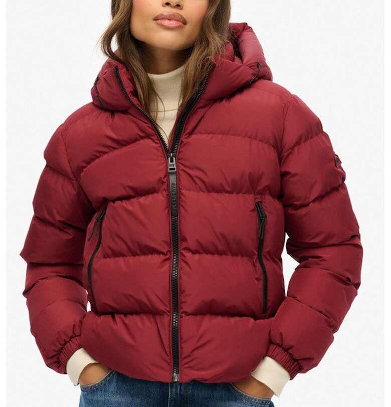 Късо бухнало яке с качулка Superdry  Co