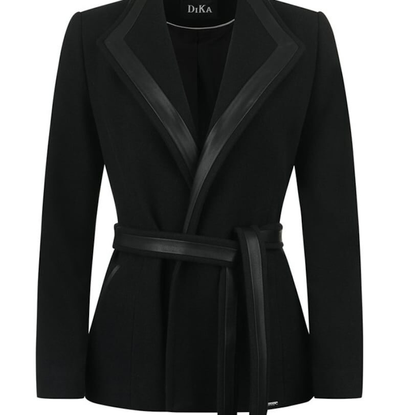 Късо палто от смес от вълна DiKa