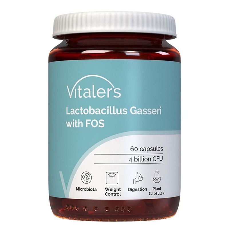 Лактобацилус гасери 4 млрд. + пребиотик FOS – Здравословно тегло и храносмилане
