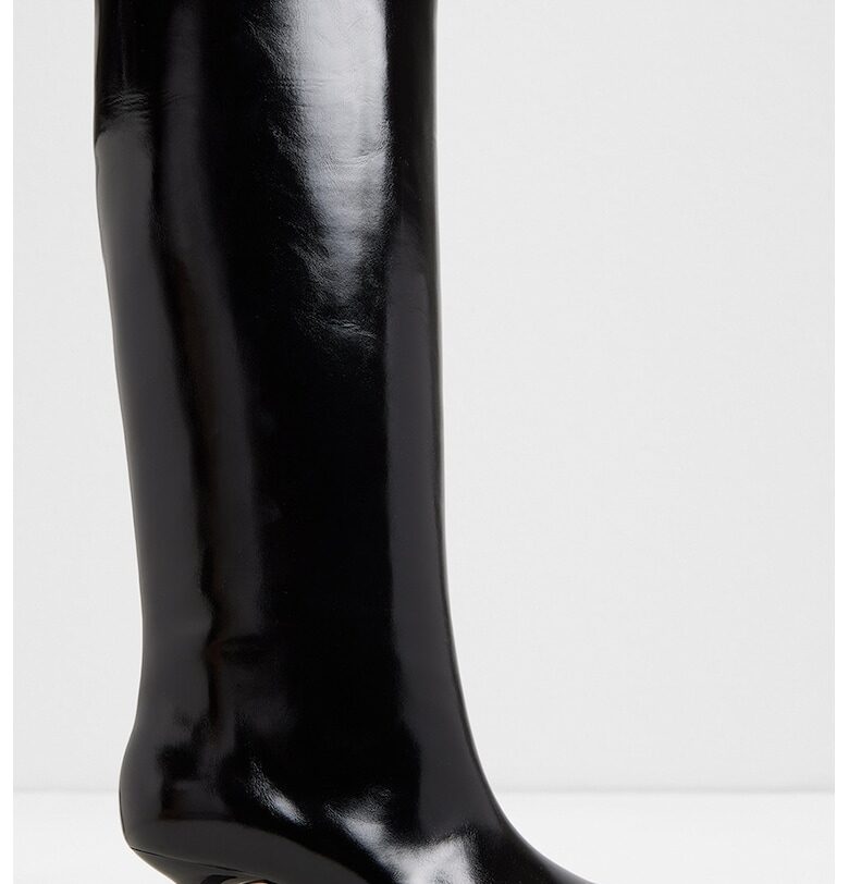 Лачени ботуши до прасеца Selora от еко кожа Aldo