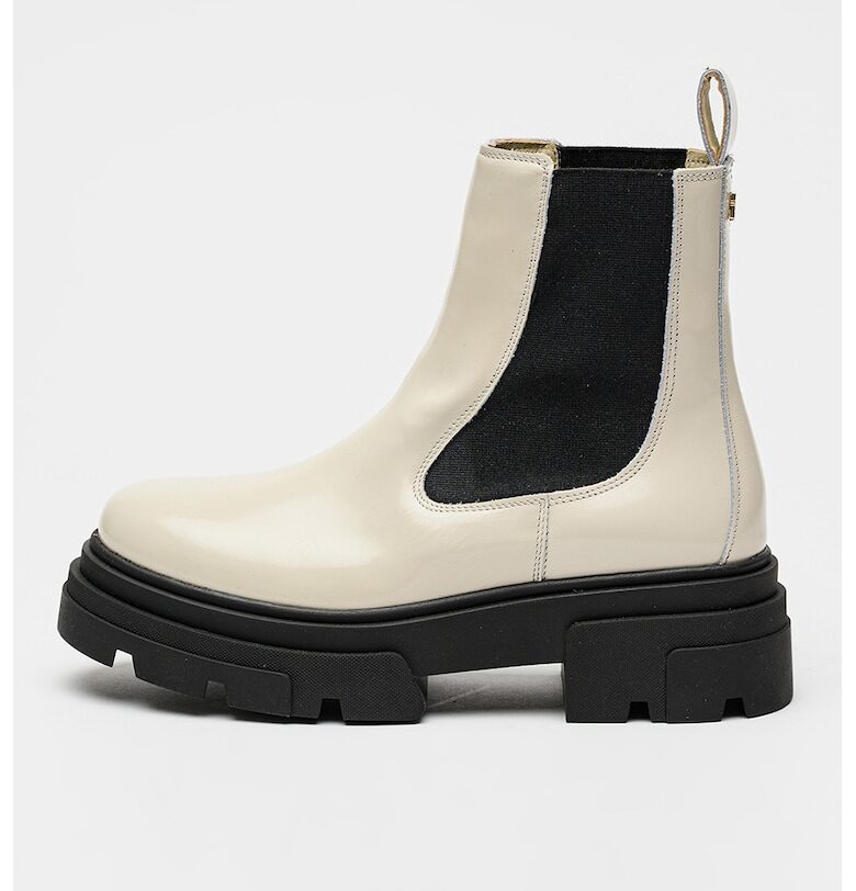 Лачени кожени боти Chelsea Tommy Hilfiger