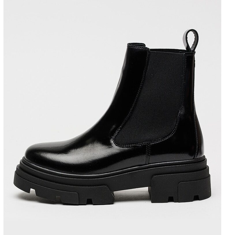 Лачени кожени боти Chelsea Tommy Hilfiger