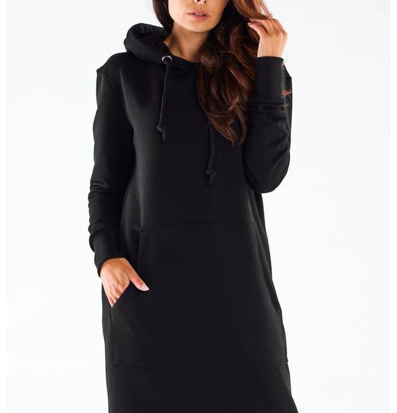 Лека памучна рокля с качулка InfiniteYou