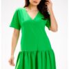 Лека рокля - с къси ръкави и волани InfiniteYou