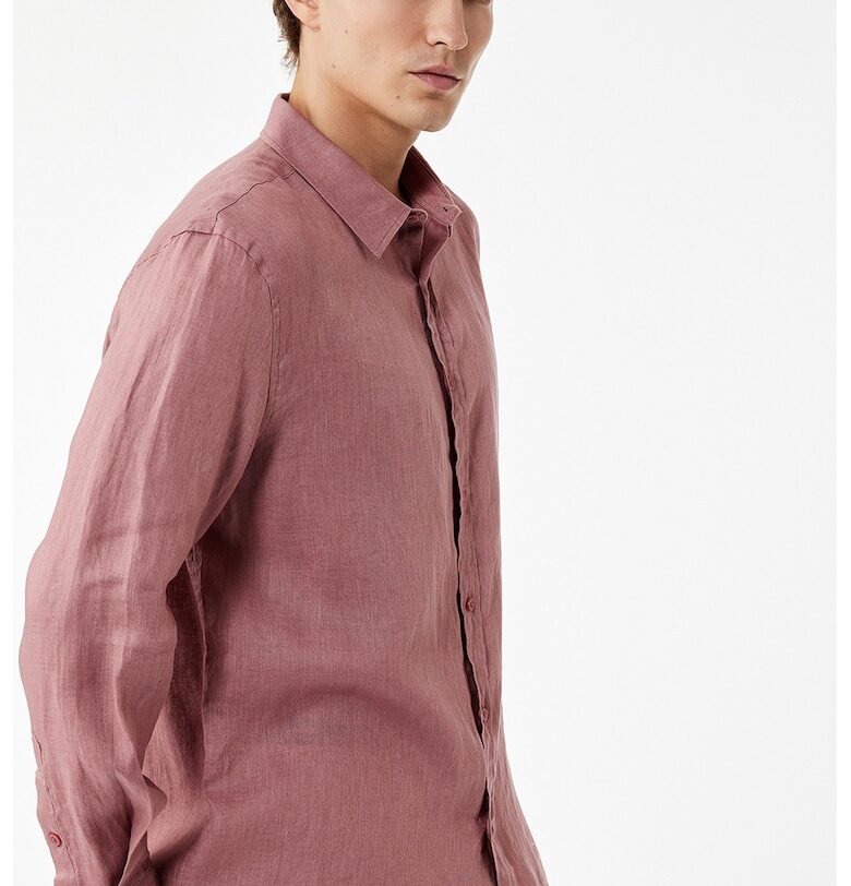 Ленена риза - Прашно розово KOTON