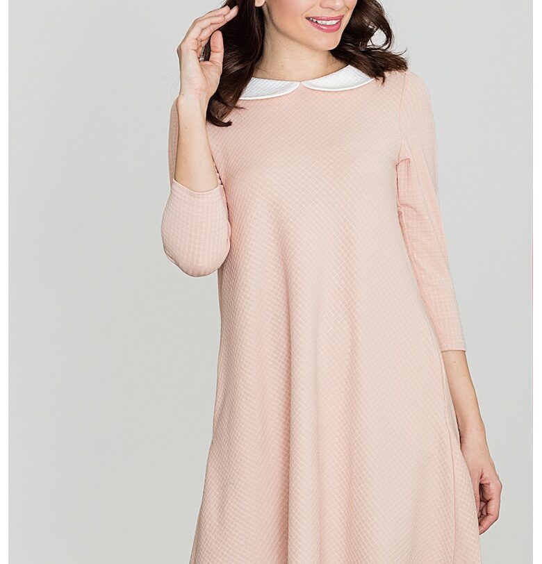 Ленитиф рокля K218 - розова - полиестер Lenitif