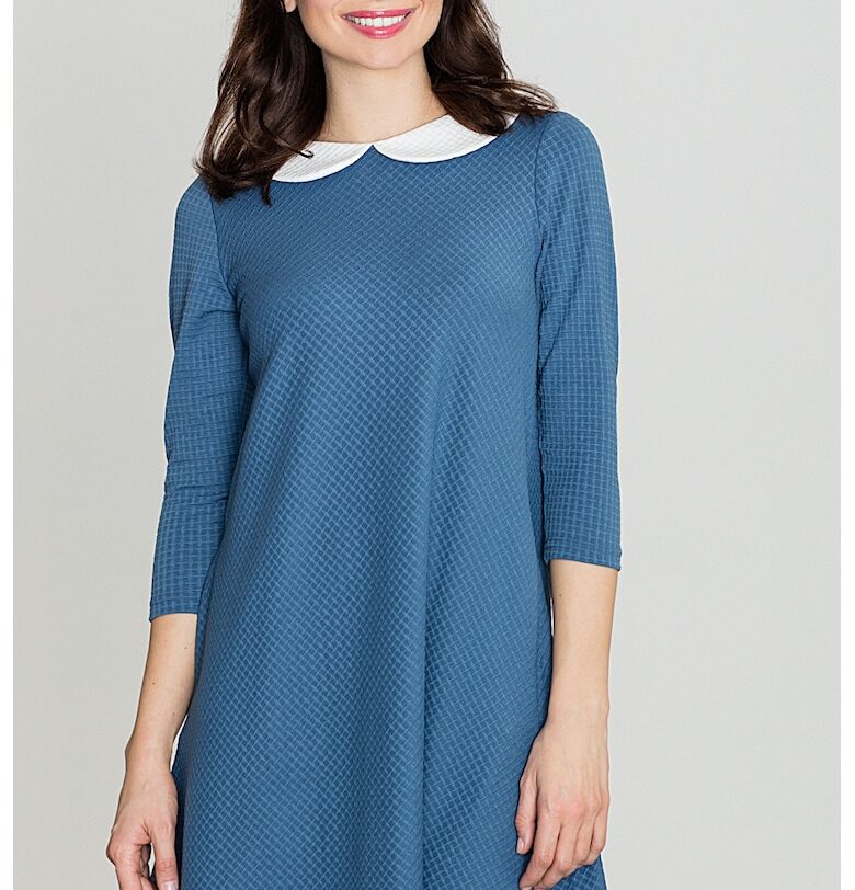 Ленитиф рокля K218 - синя - полиестер Lenitif