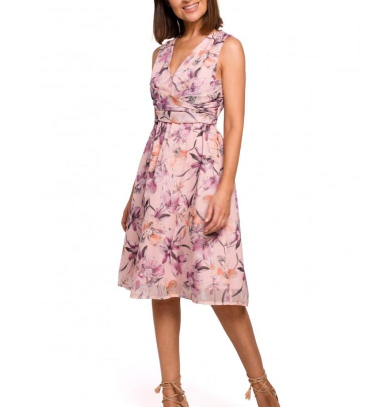 Лятна рокля - стил - полиестер - многоцветен2 Style