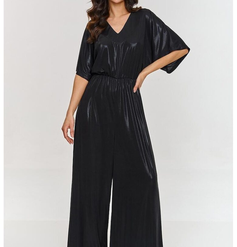 Макадамия - Метализиран панталон тип palazzo Makadamia