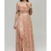 Макси вечерна рокля  LA-OM-DLR228 Larica