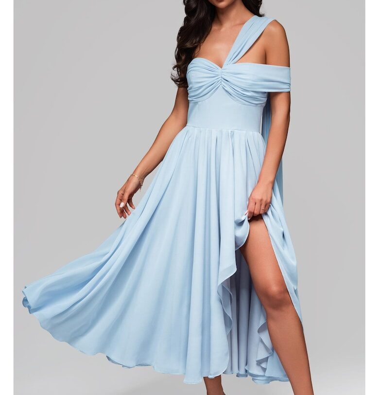 Макси вечерна рокля  LARICA LA-OM-DLR196 - OMBRE