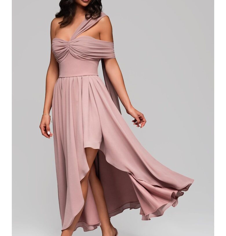 Макси вечерна рокля  LARICA LA-OM-DLR196 - OMBRE