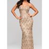 Макси вечерна рокля LARICA LA-OM-DLR204 OMBRE