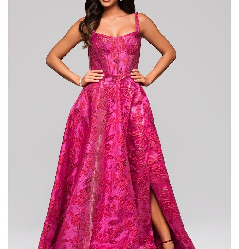 Макси вечерна рокля LARICA LA-OM-DLR205 OMBRE