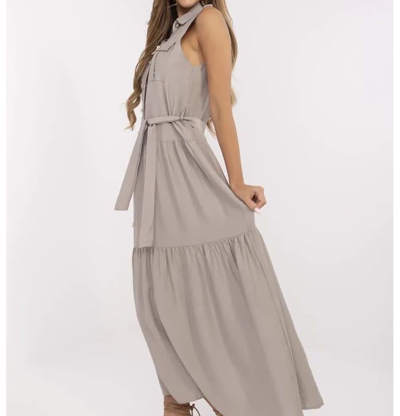 Макси рокля с джобове - Един размер Italy Moda