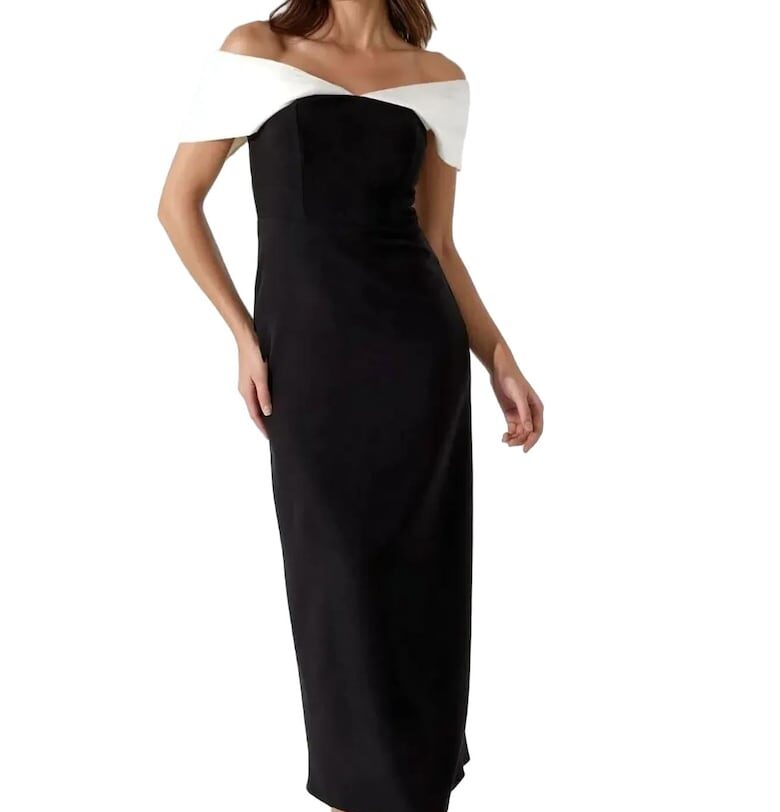 Макси рокля -  черна HiCCUP