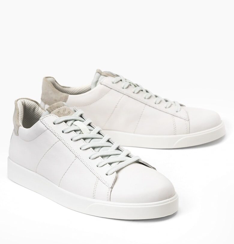 Маратонки  Естествена кожа - Бели Ecco