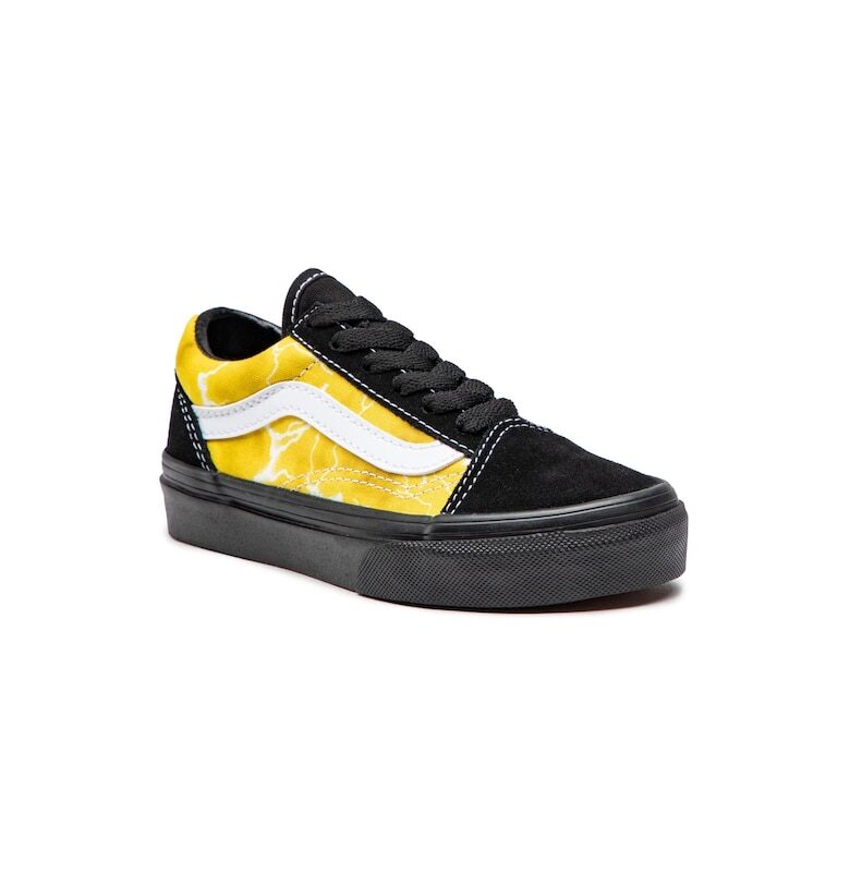 Маратонки за момче -  301040576 - Естествена кожа - Черни Vans