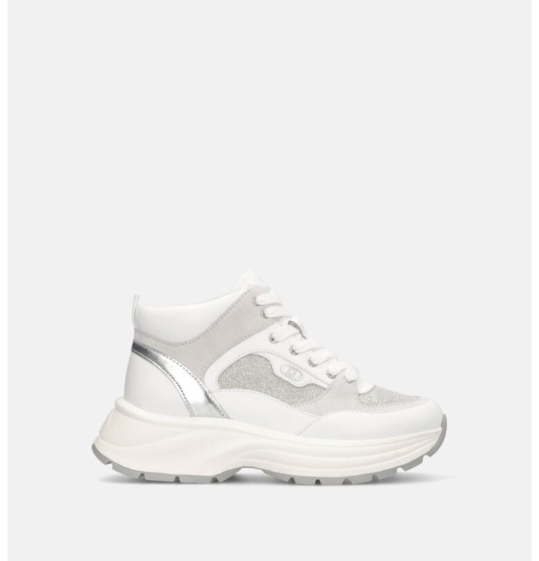 Маратонки с кожа и велур Liu Jo