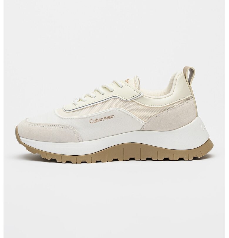 Масивни спортни обувки от кожа и мрежеста материя CALVIN KLEIN