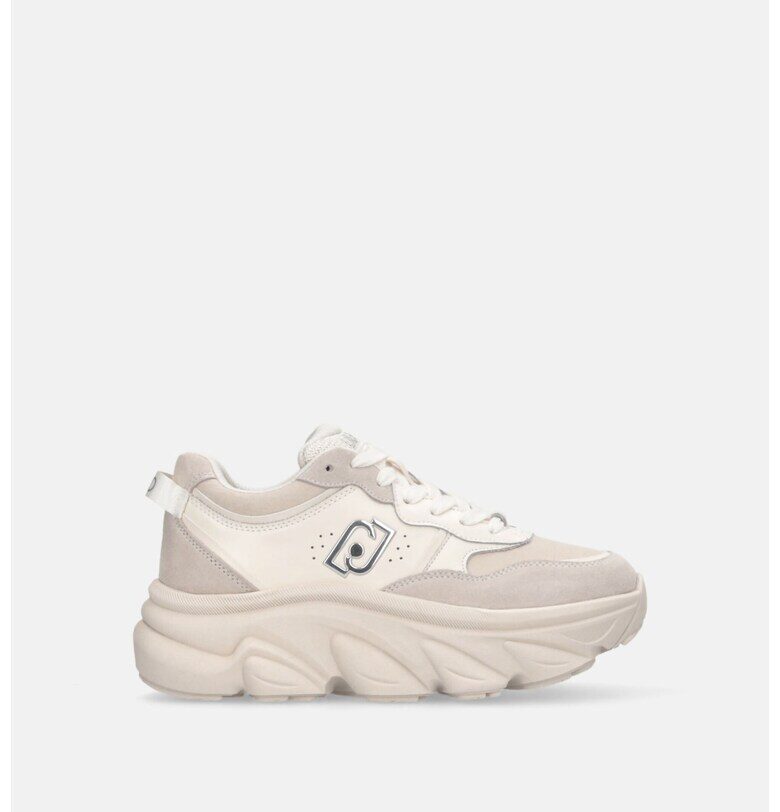 Масивни спортни обувки с велур и мрежести зони Liu Jo