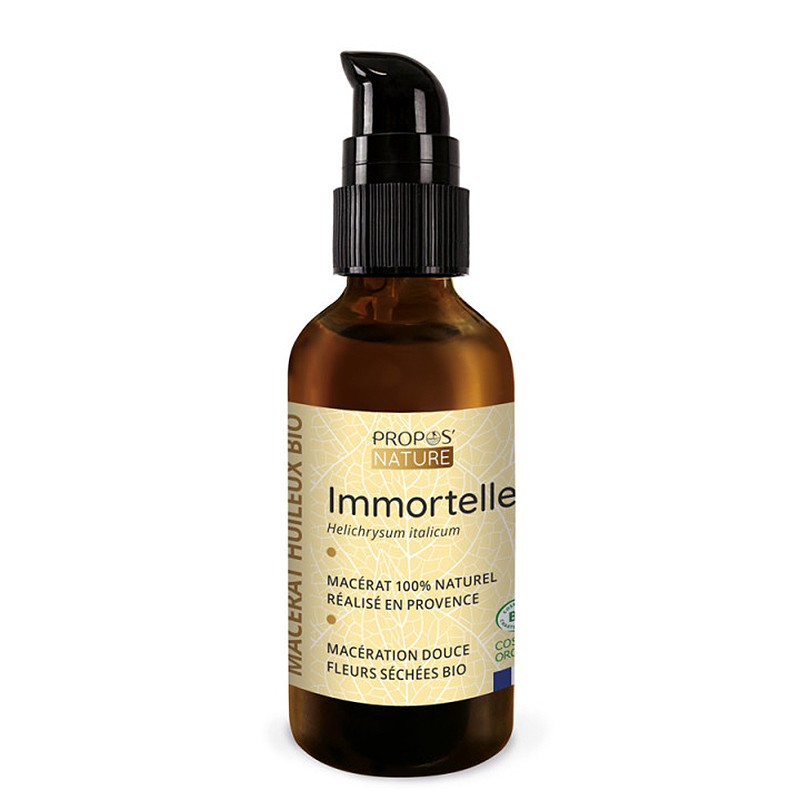 Маслен мацерат от безсмъртниче – Регенерираща грижа за кожата от Прованс