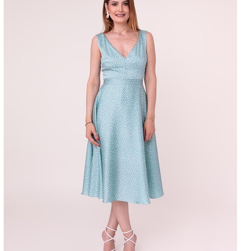 Миди рокля Morning Petals Ilona Andreoiu