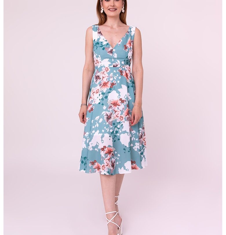 Миди рокля Morning Petals Ilona Andreoiu