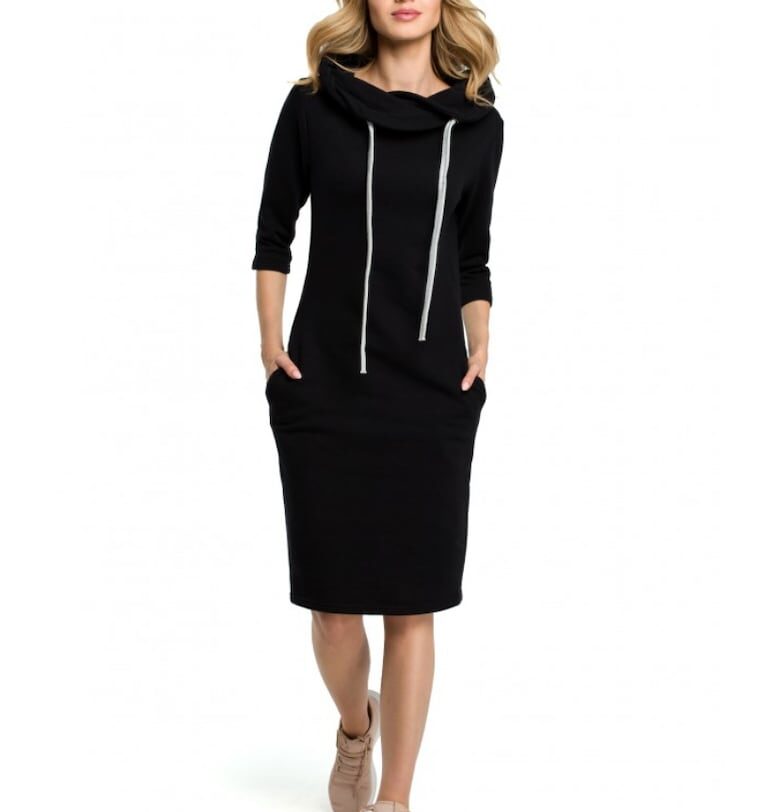 Миди рокля -  Ежедневна - памук/полиестер MOE