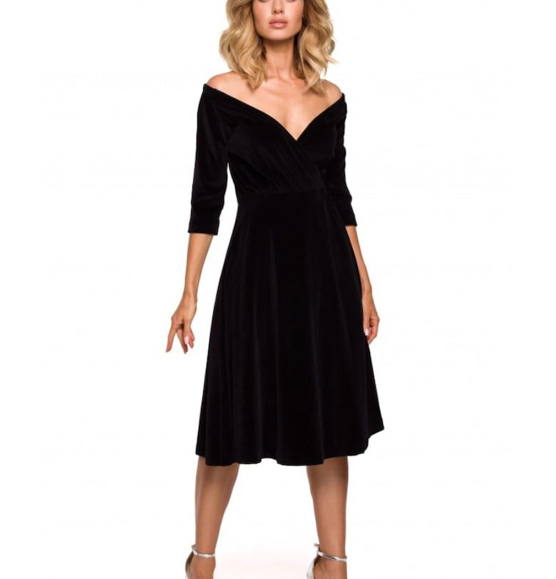 Миди рокля - Памук - Розово MOE