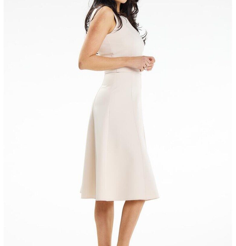 Миди рокля без ръкави - разкроена A633 awama