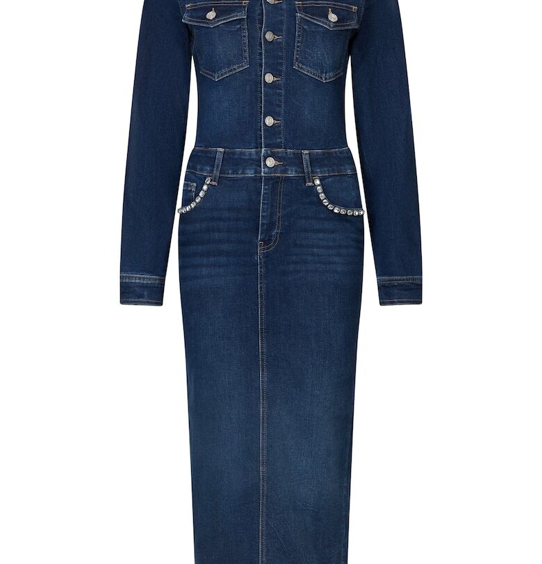 Миди рокля-риза от деним Liu Jo