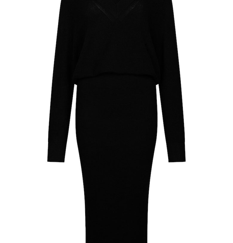 Миди рокля с голо рамо Liu Jo