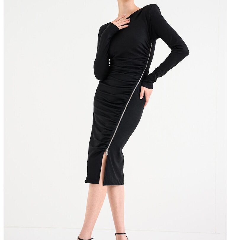 Миди рокля с дълги ръкави Pinko