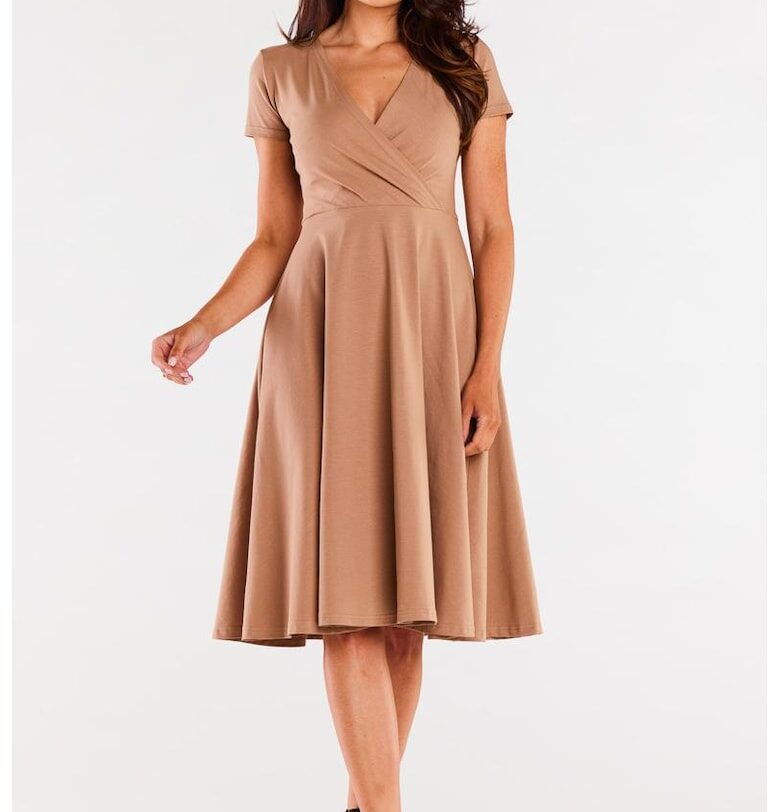 Миди рокля с къс ръкав InfiniteYou