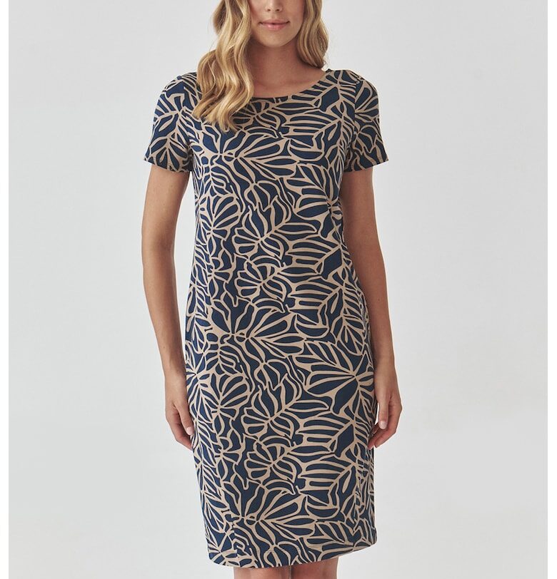 Миди рокля с принт Tatuum