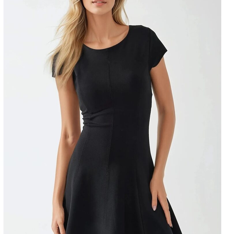 Мини рокля -  кръгла яка HiCCUP