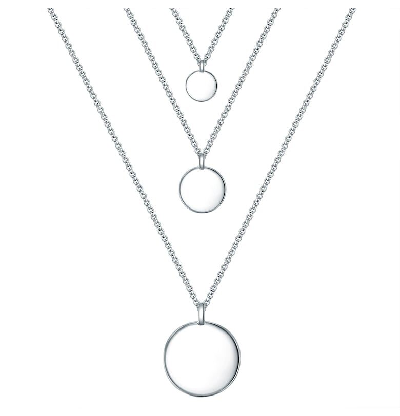 Многоредно колие с овални висулки Lulu  Jane