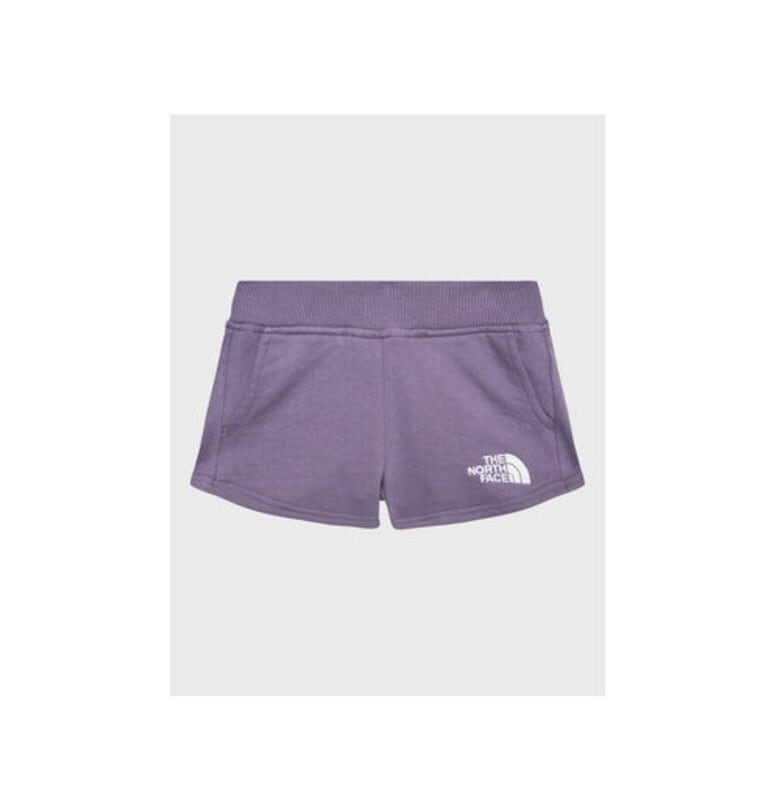 Момичешки къси панталони -  302679430 - Памук - 134 см - Лилав The North Face