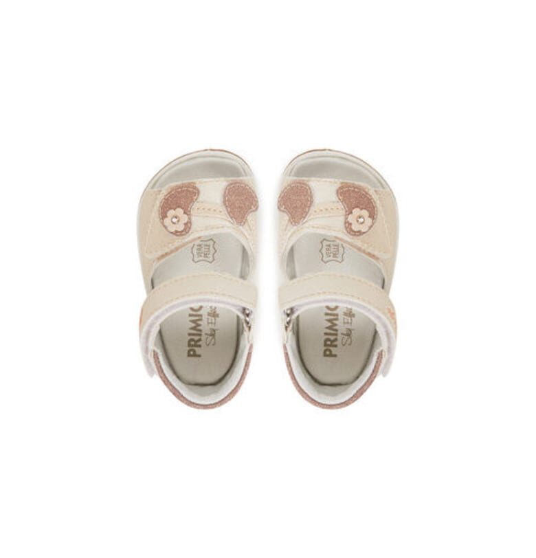 Момичешки сандали - 7864511 -  Естествена кожа - Златист Primigi