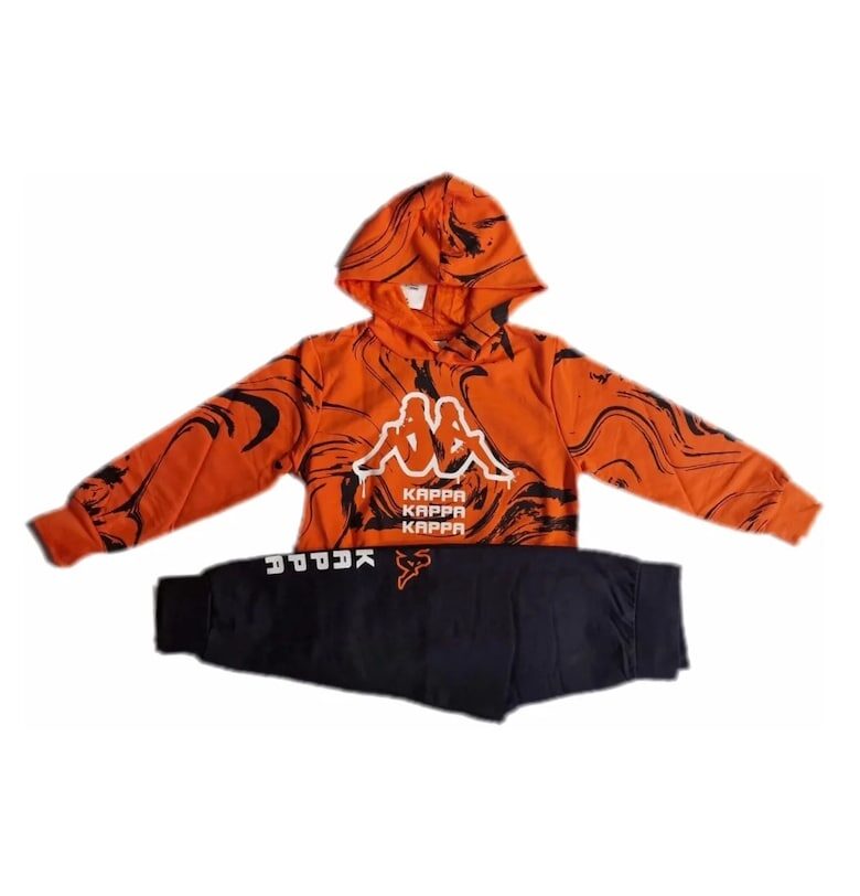 Момчешки анцуг  8055T0187 - Оранжев Kappa