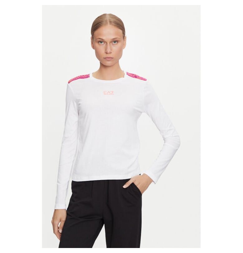 Момчешки суитшърт - Emporio Armani  303960759 - Памук - 134 см - Бял EA7