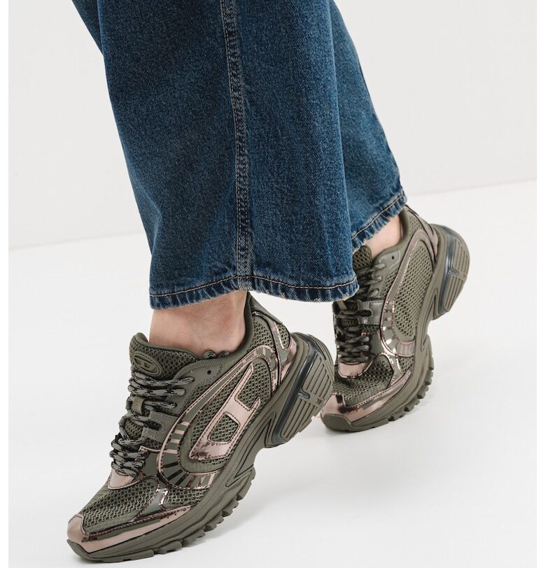 Мрежести спортни обувки Pro-V-Dense с еко кожа Diesel